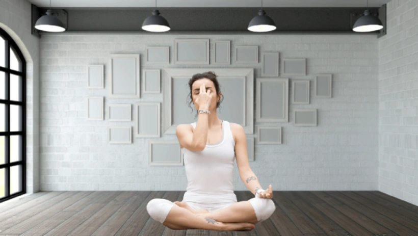 Blog feature image. Pranayama for beginners by yogiczone.com